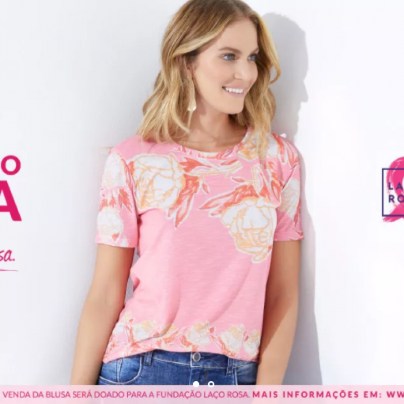 Enjoy lança t-shirt para a Laço Rosa