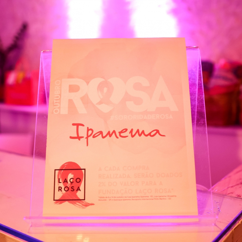 Laço Rosa + Ipanema